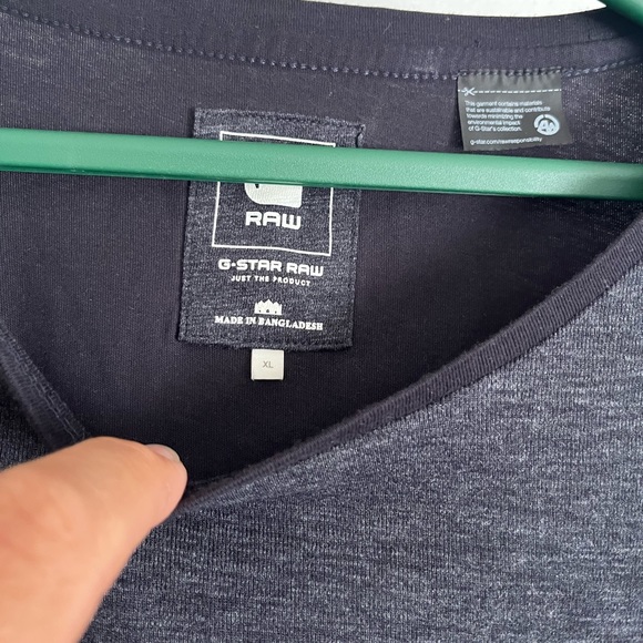 G-Star Long Sleeve Top Two Tone blue - Picture 2 of 5